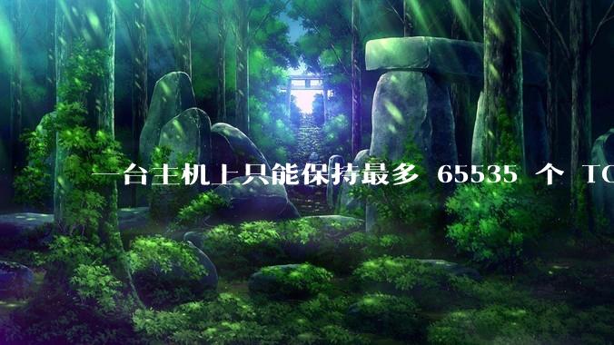 一台主机上只能保持最多 65535 个 TCP 连接吗？